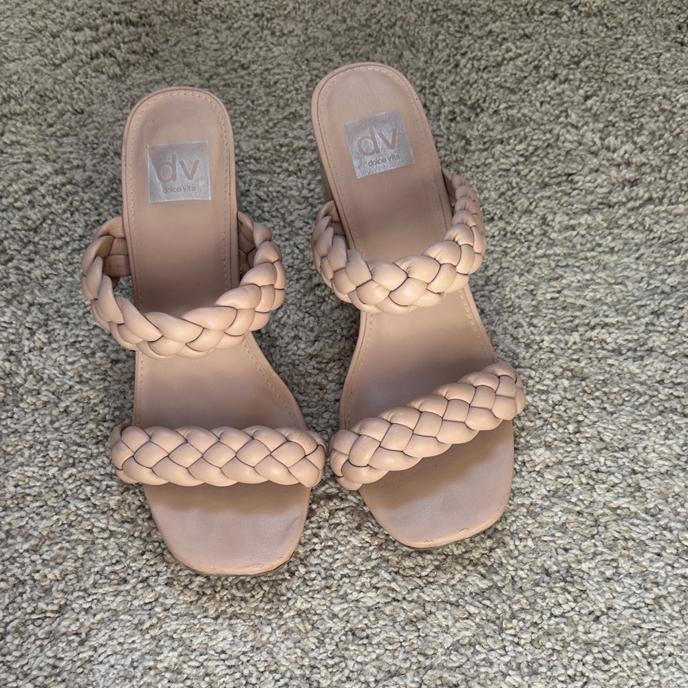 DV by Dolce Vita Women's Braided Nude Sandals